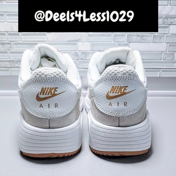 Nike Air Max SC Running Womens White Platinum Tint Gum Brown - Picture 4 of 6